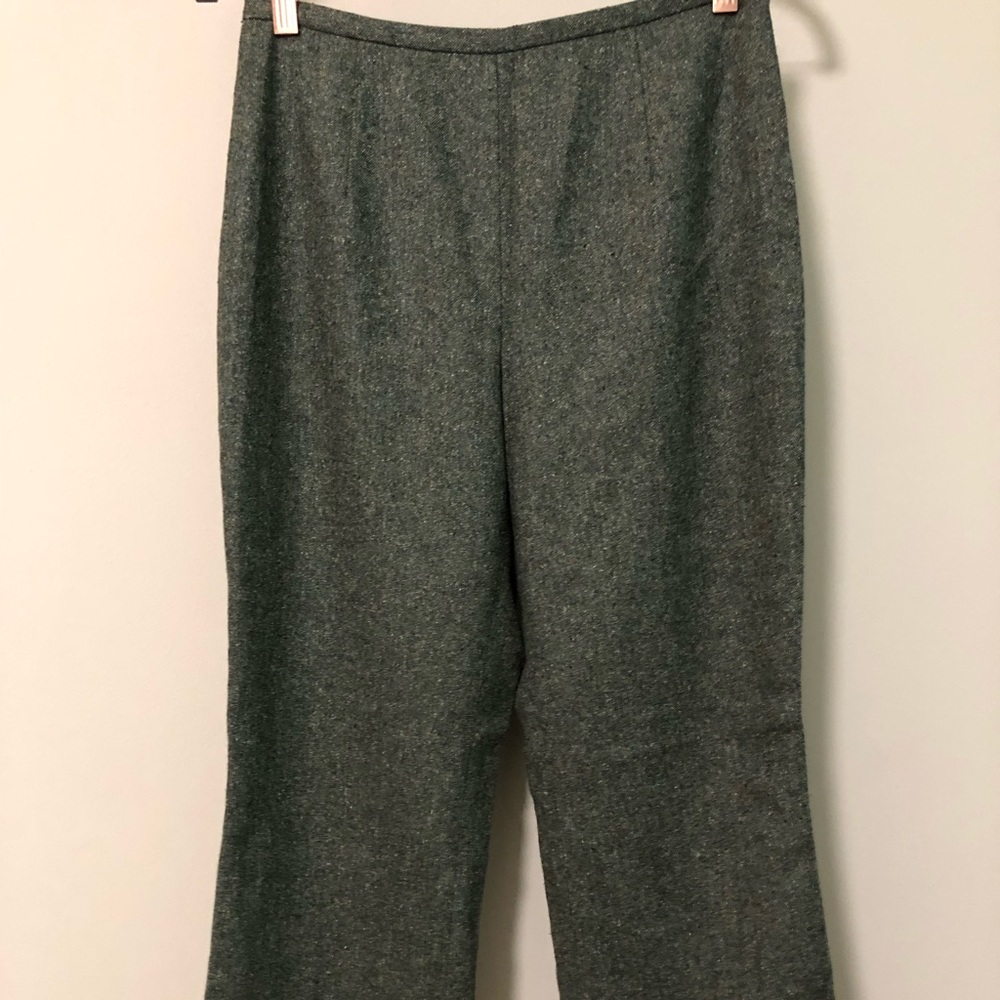 Wool tweed pants